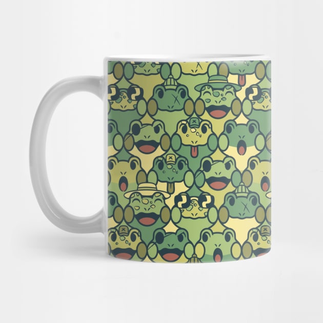 Frog Army Pattern by Tobe Fonseca by Tobe_Fonseca